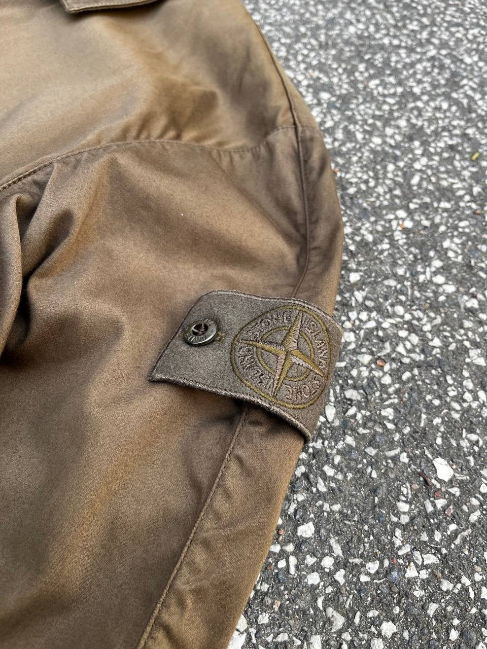 Stone Island Ghost Overshirt Brun Brown S Small Brugt Used