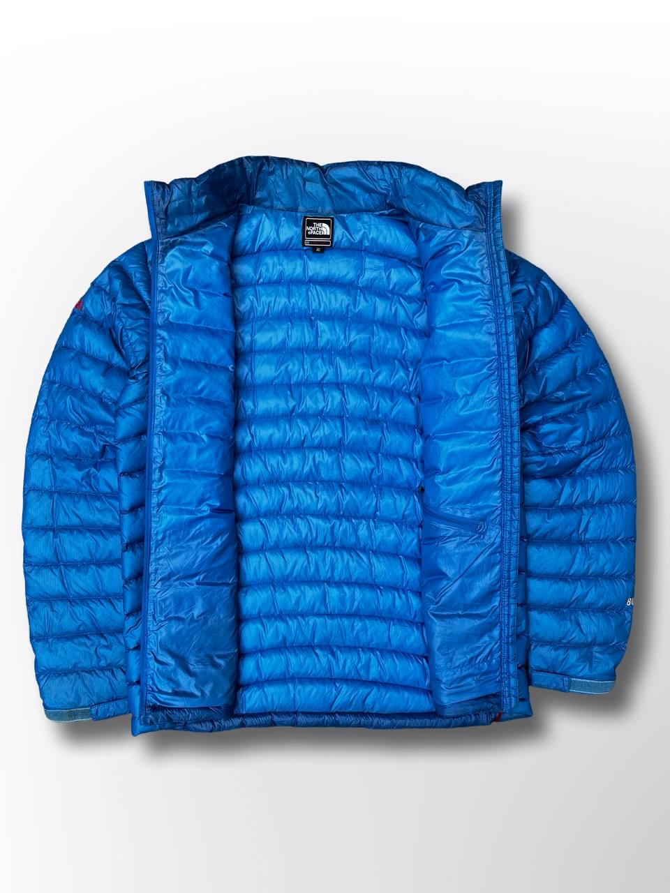 Brugt Used The north face Puffer goose down varm vinterjakke micropuffer S small mænd herre i Blå