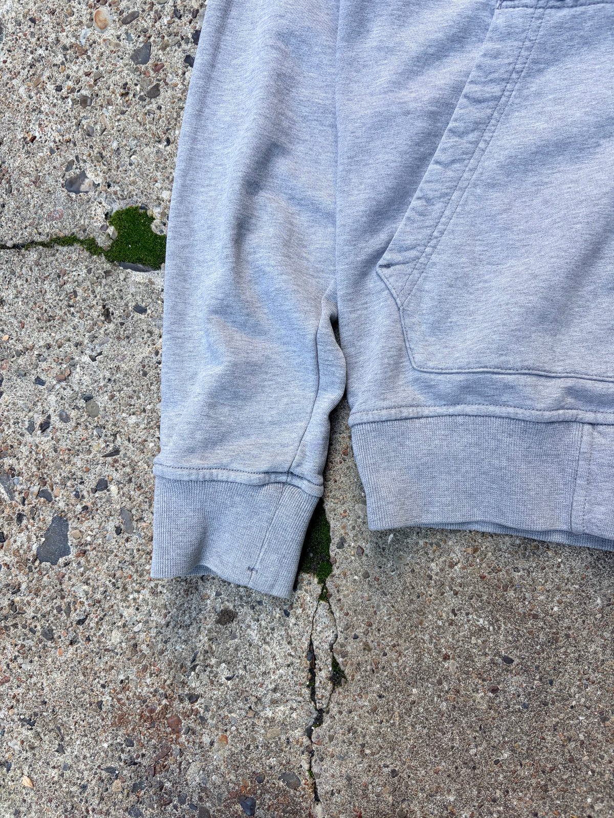 Stone Island Full-Zip Hoodie – Grey – Medium