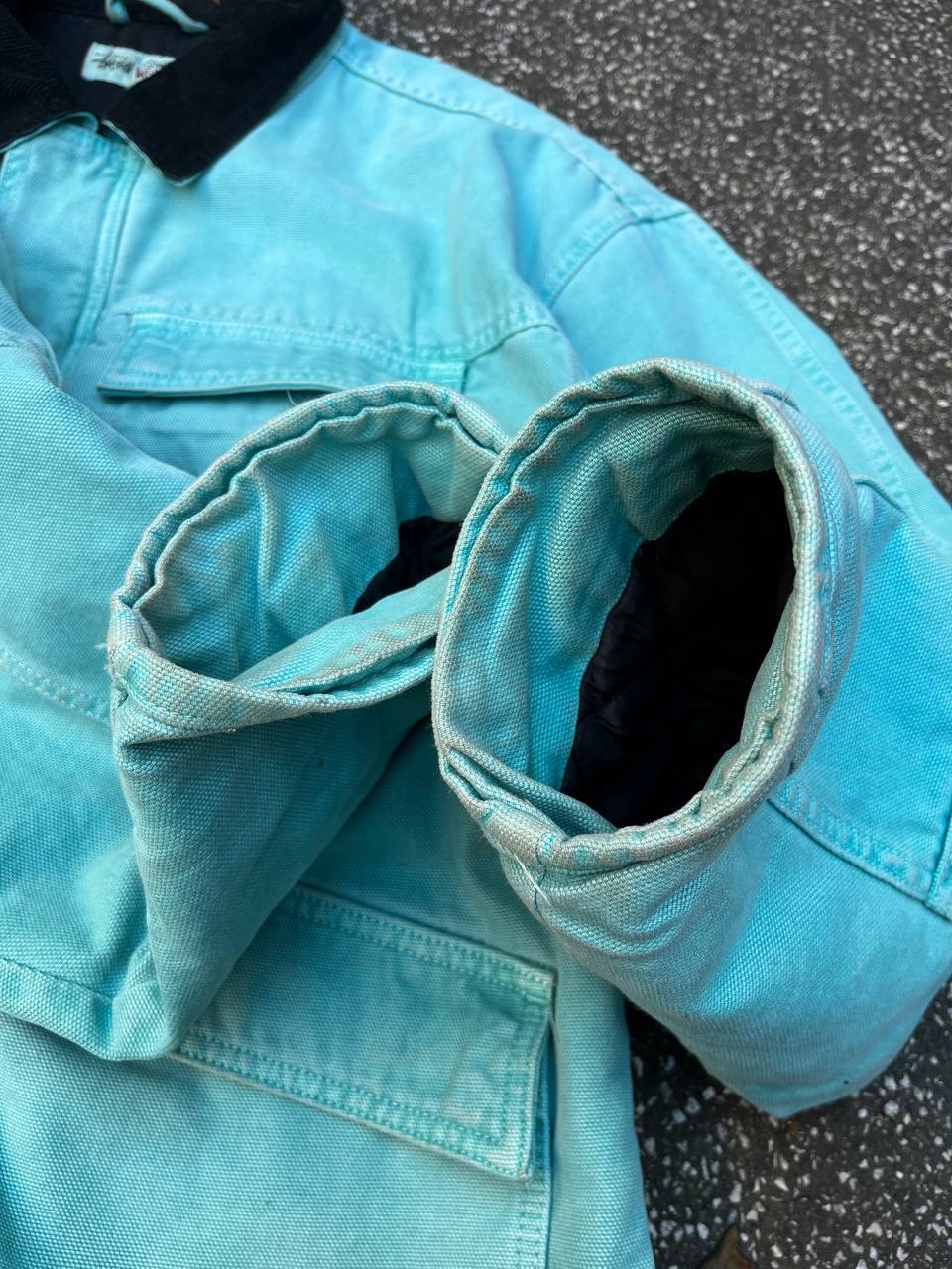 Brugt Used Stussy work jacket L large turkish color