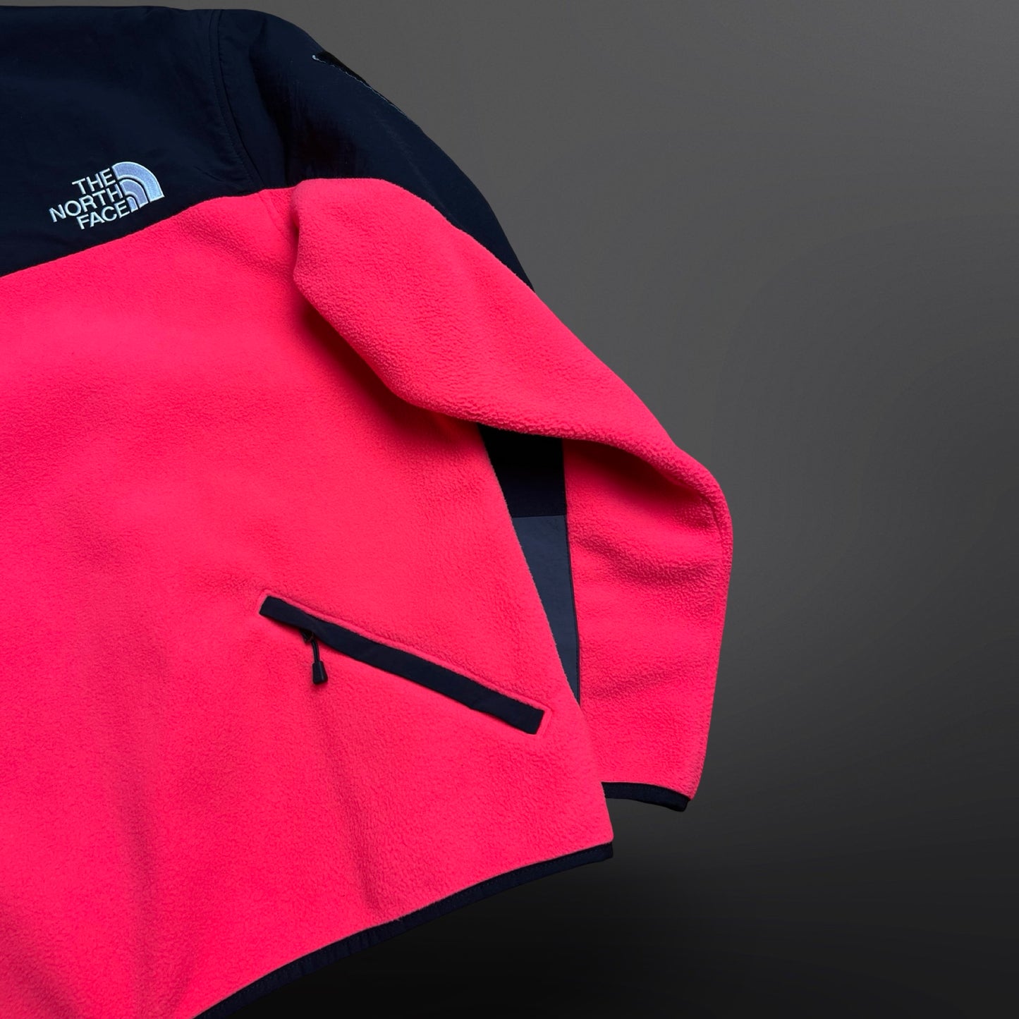 Supreme x The North Face Fleece Jacket – Pink/Sort – Str. M