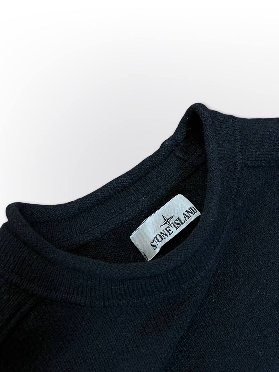 Brugt Used Stone Island Sweater i Sort Farve S Small