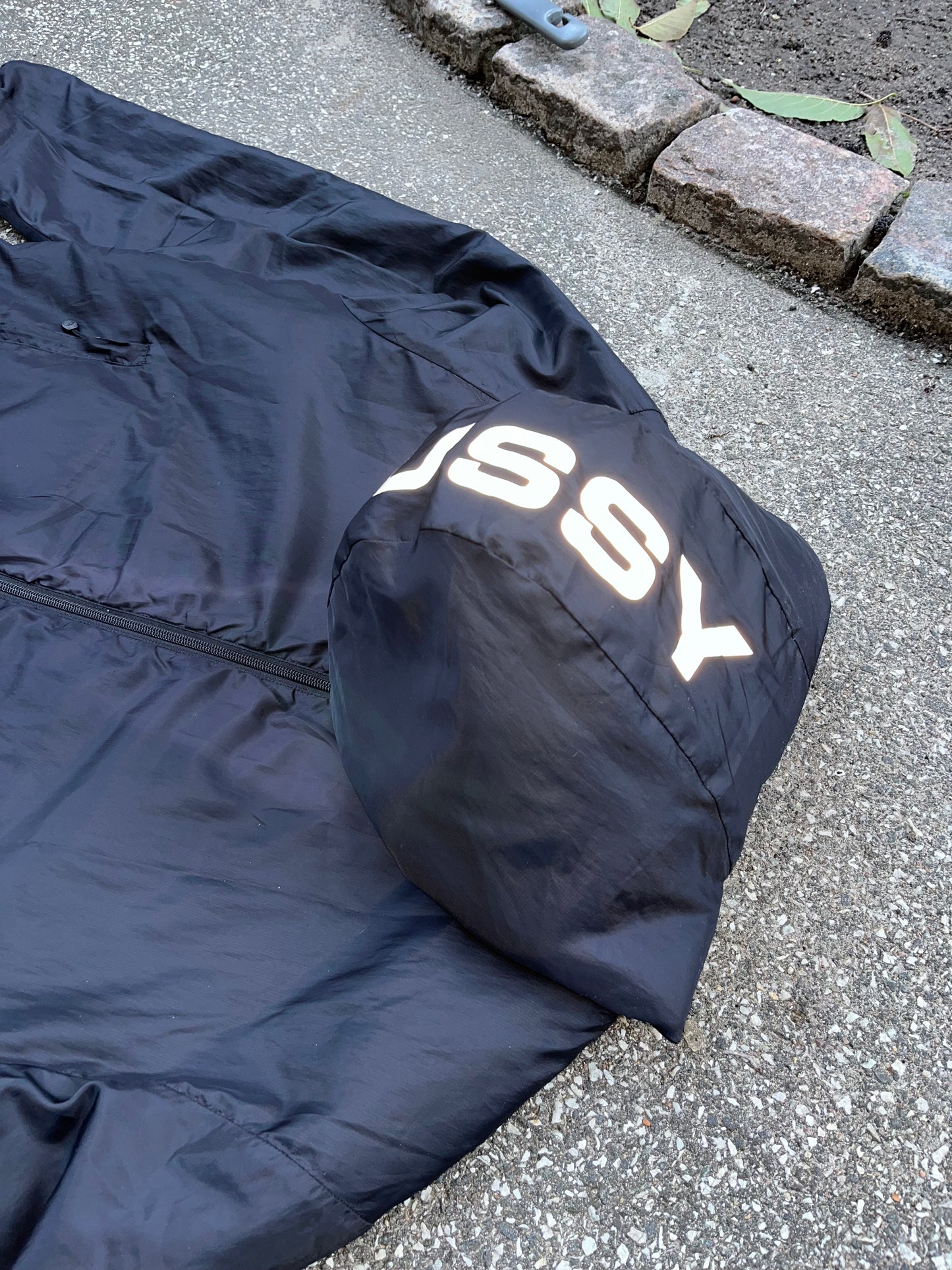 Stussy Reversible Hooded Jacket – Large – Refleks Logo