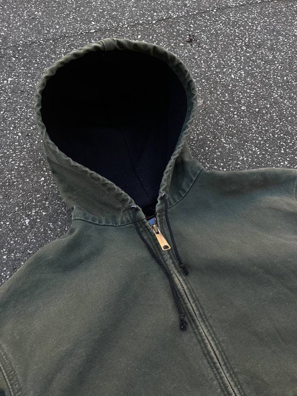 Carhartt Active Jacket Grøn Khaki Small herre Vintage