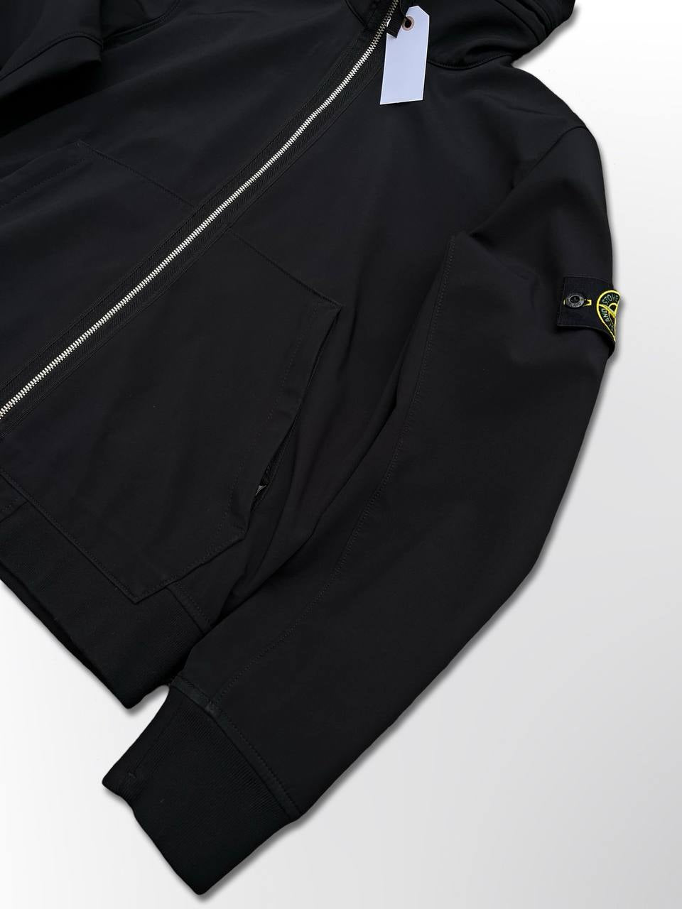 Stone Island Soft-Shell Brugt Medium Sort 701543427