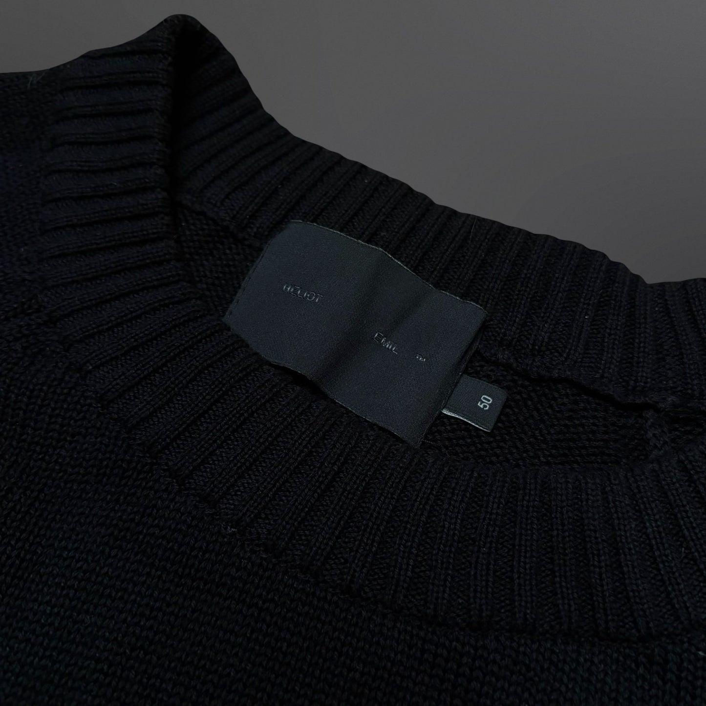 HELIOT EMIL™ Strik – Sort – Str. 50 (Large)