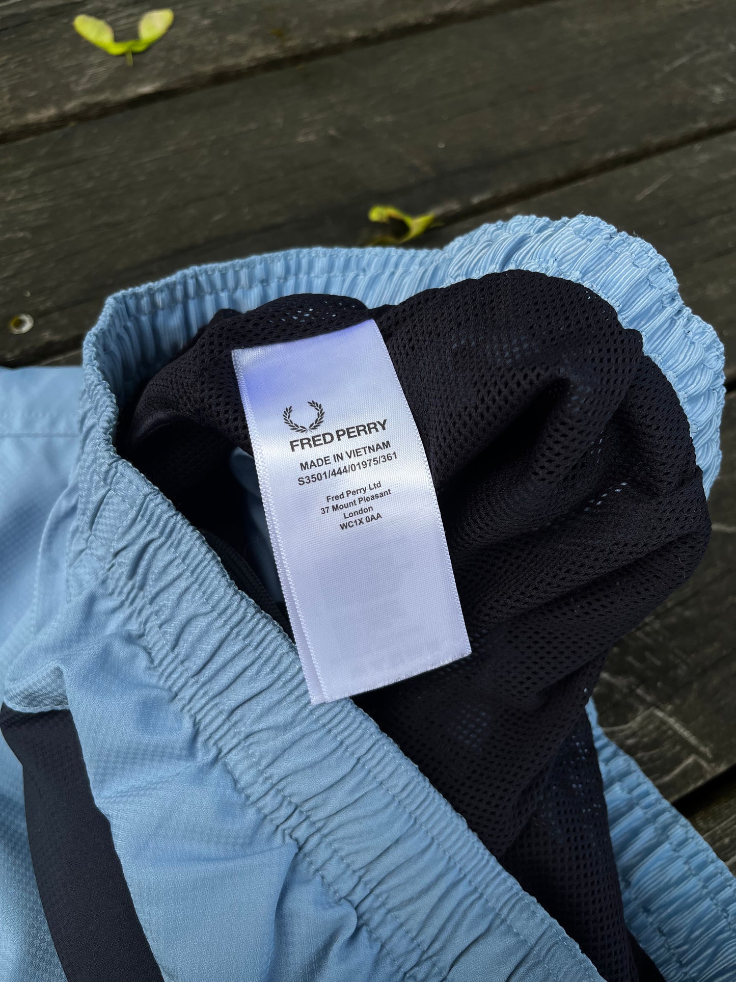 Fred Perry Badeshorts S - supersaelger