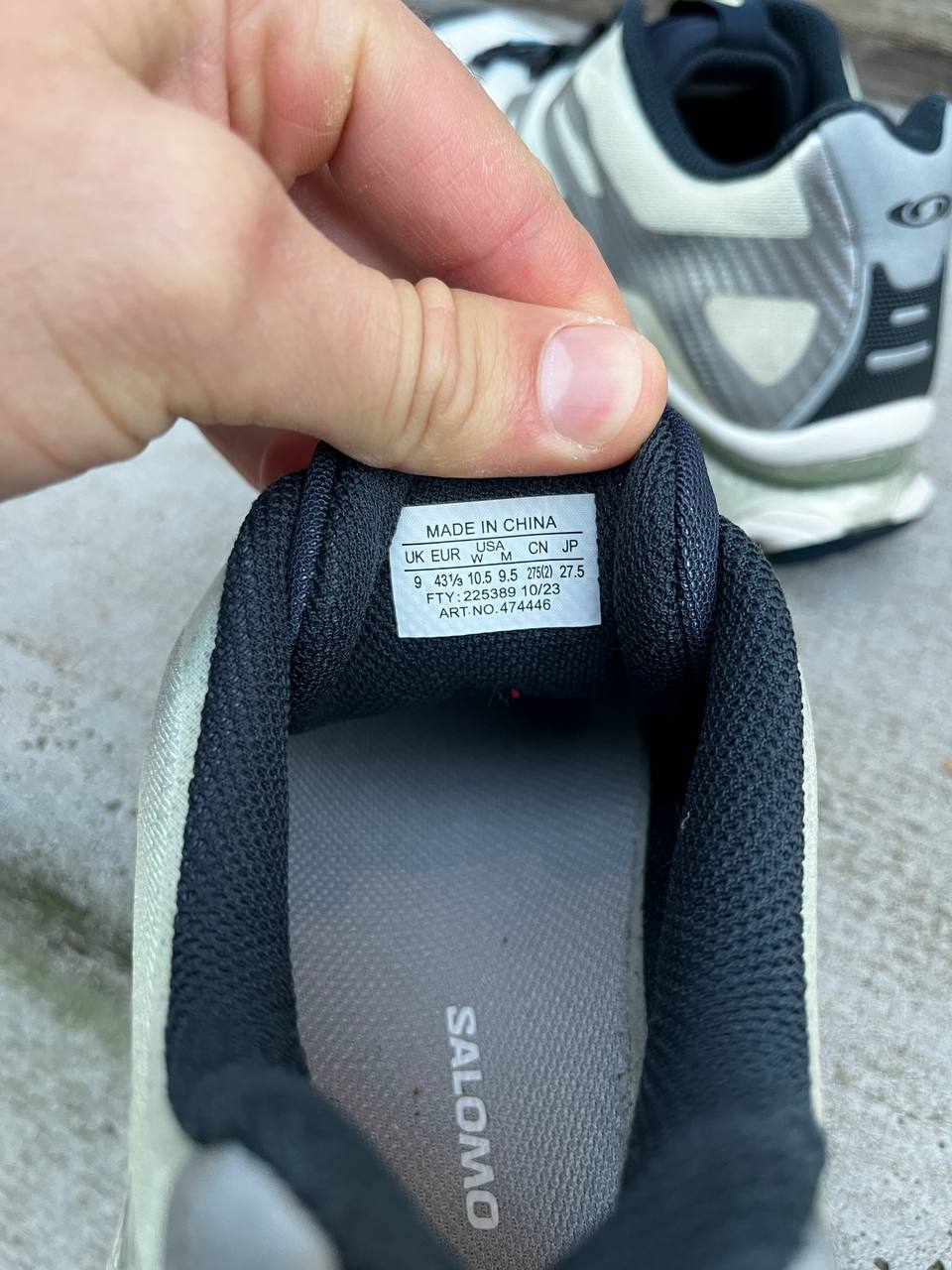 Salomon XT S 4 brugte men i super stand som nye sneakers sko størrelse 43 1/3 carbon