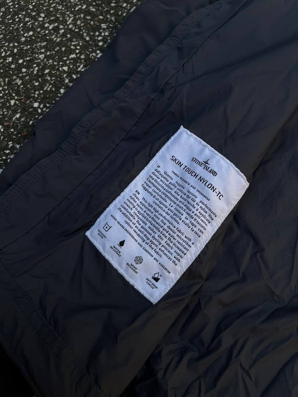 Stone Island Skin Touch Nylon Jakke Sommerjakke M Medium Grå Grey