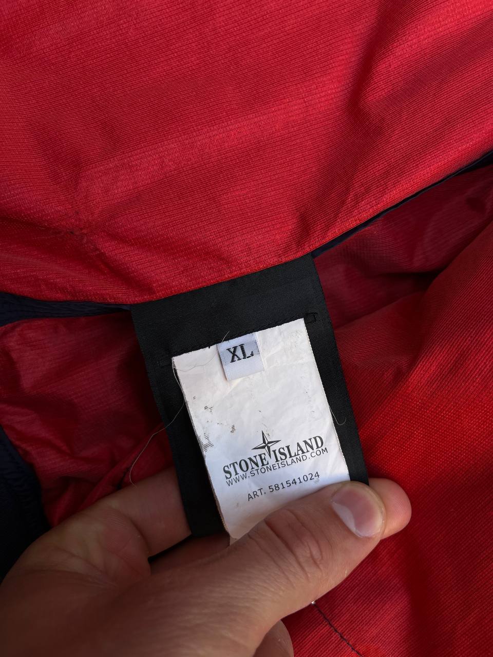 Brugt Used Vintage Stone Island jakke i mørkeblå XL 581541024