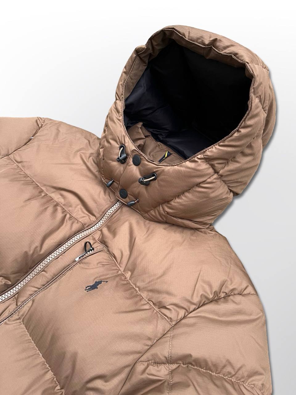 Polo Ralph Lauren Dunjakke i Large I Brun farve Brugt