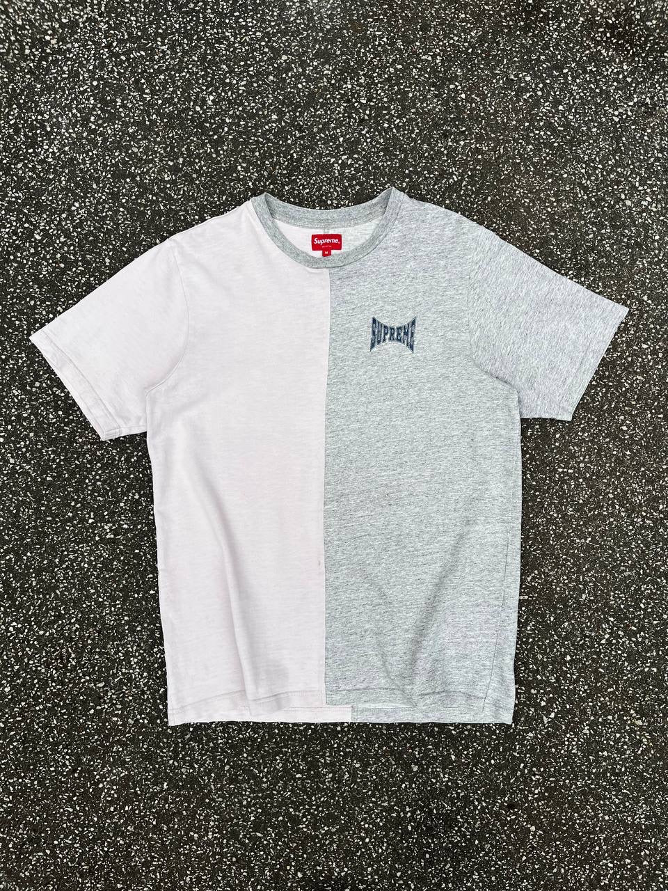Supreme T-Shirt M Medium Pink Lyserød Grå Grey