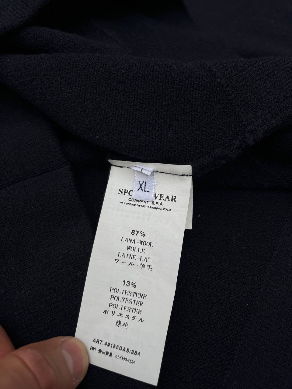 Stone Island Sweater i Uld Navy XL