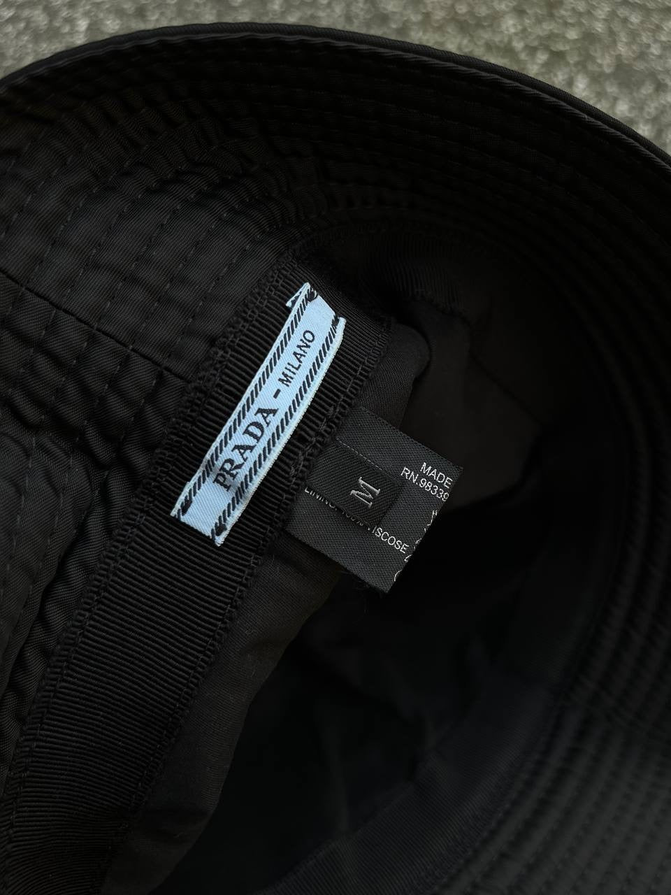 Prada Bøllehat Bucket Hat Milano 2018 Sort Black M Medium
