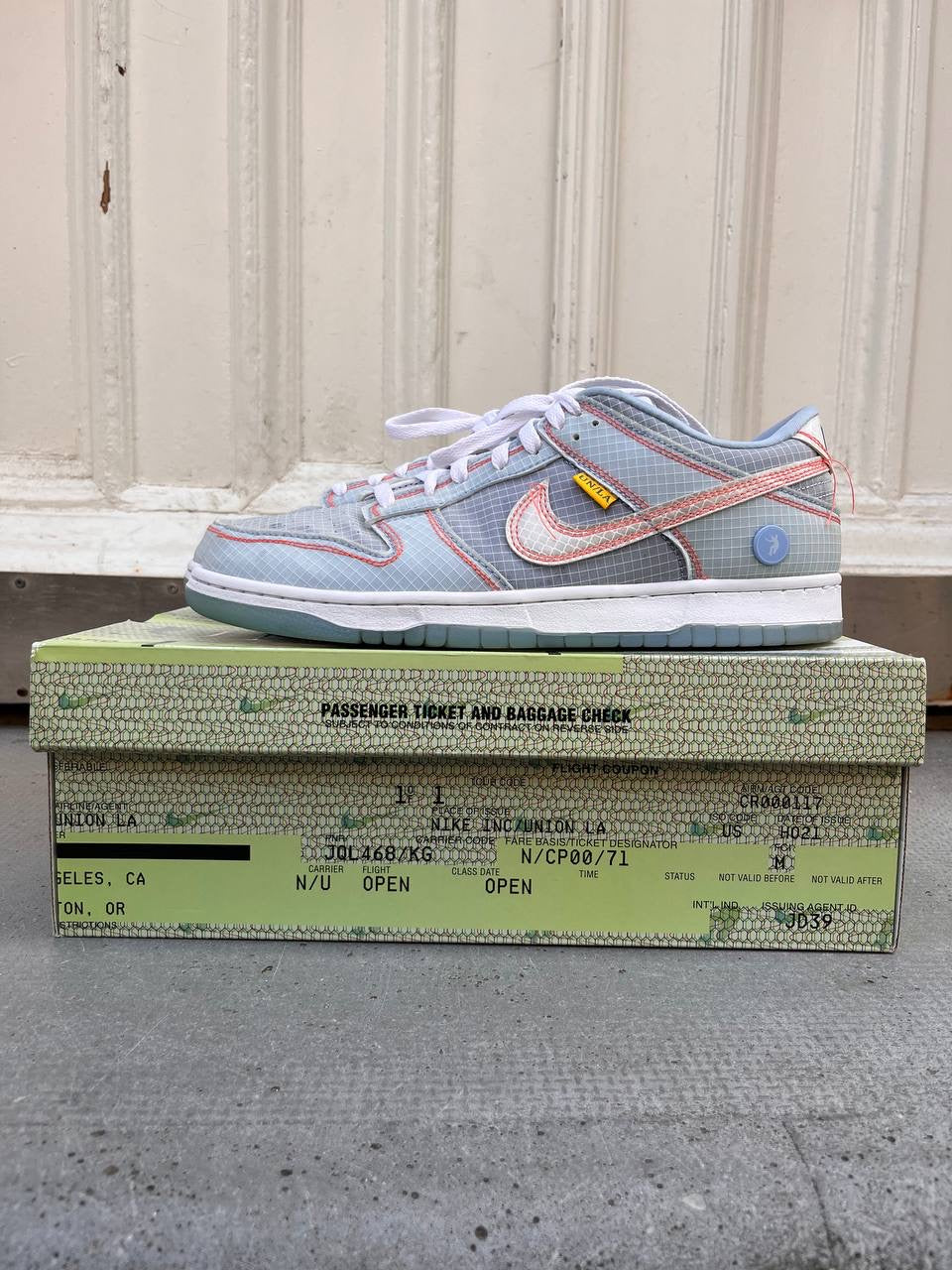 Nike Dunk Low X Union LA Argon 44.5 10.5 US