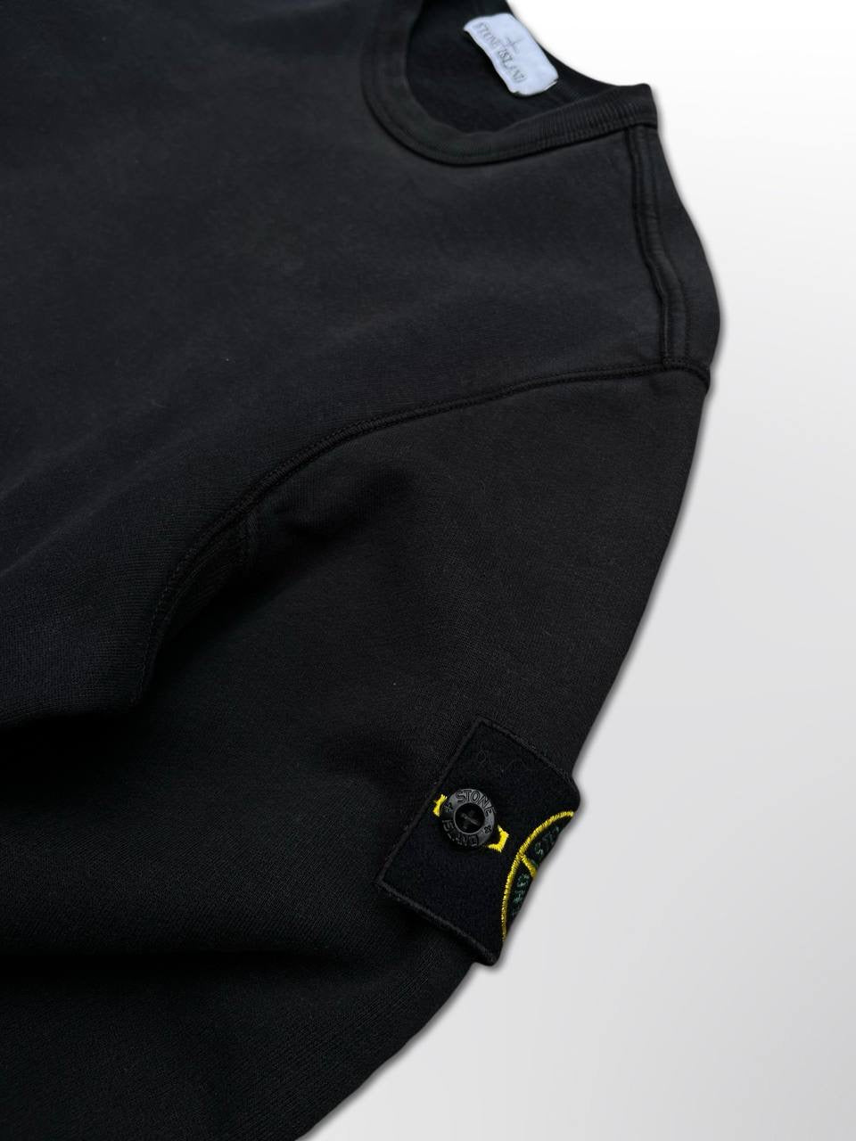 Stone Island Sweatshirt Sort Small Brugt
