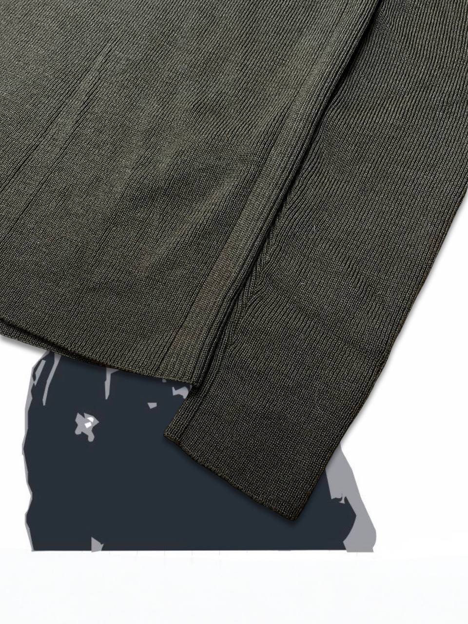 Brugt Used Strik Trøje C.P.Company i uld Sweater grøn militær farve L large herre 54