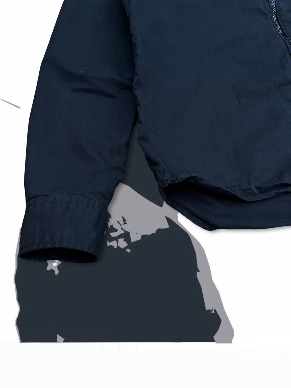 C.P.Company Skjorte Overshirt Zip i Sort Black Brugt Used i L large Herre Mænd i god stand
