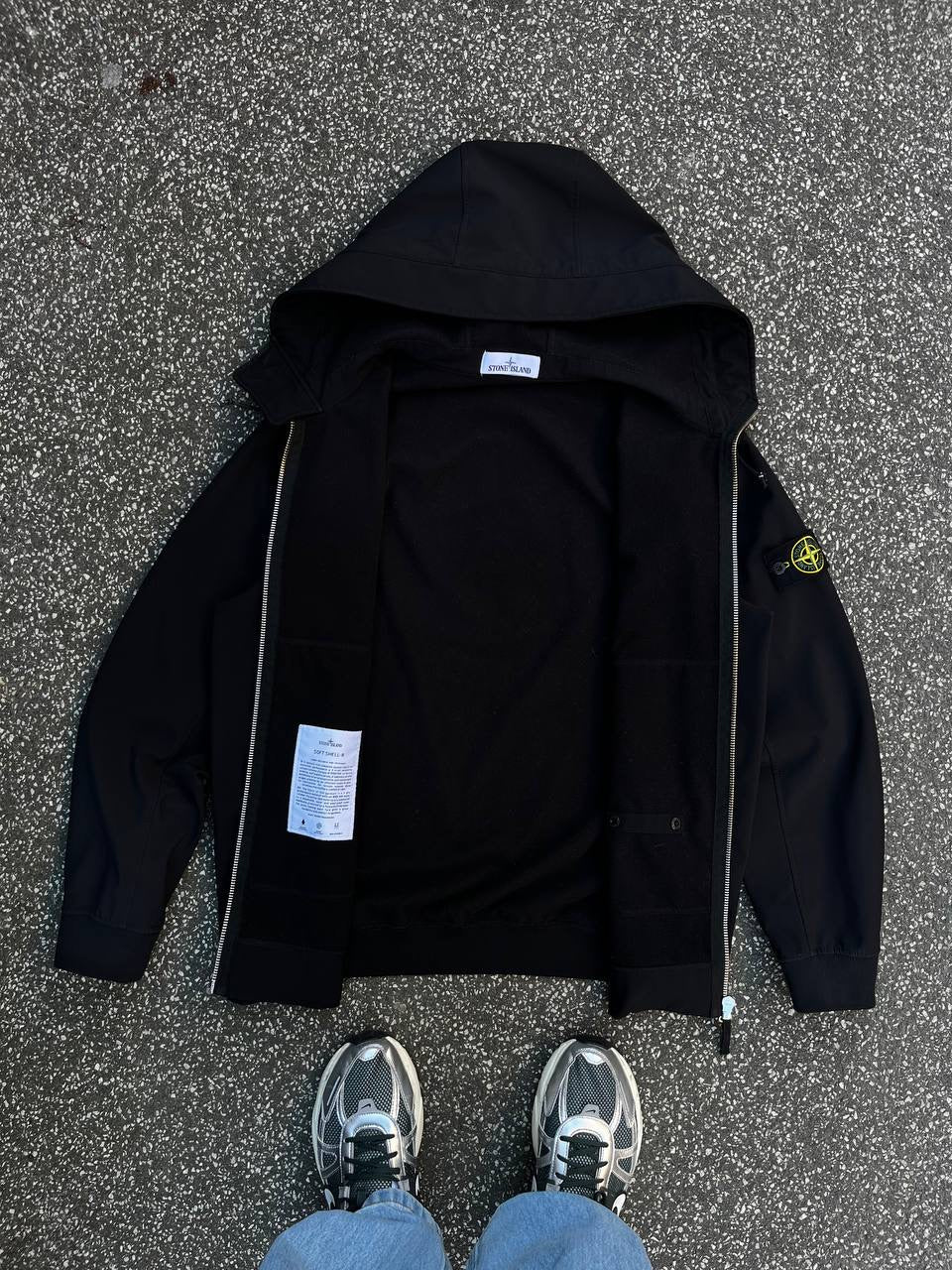 Stone Island Soft Shell R jakke Sort XXL