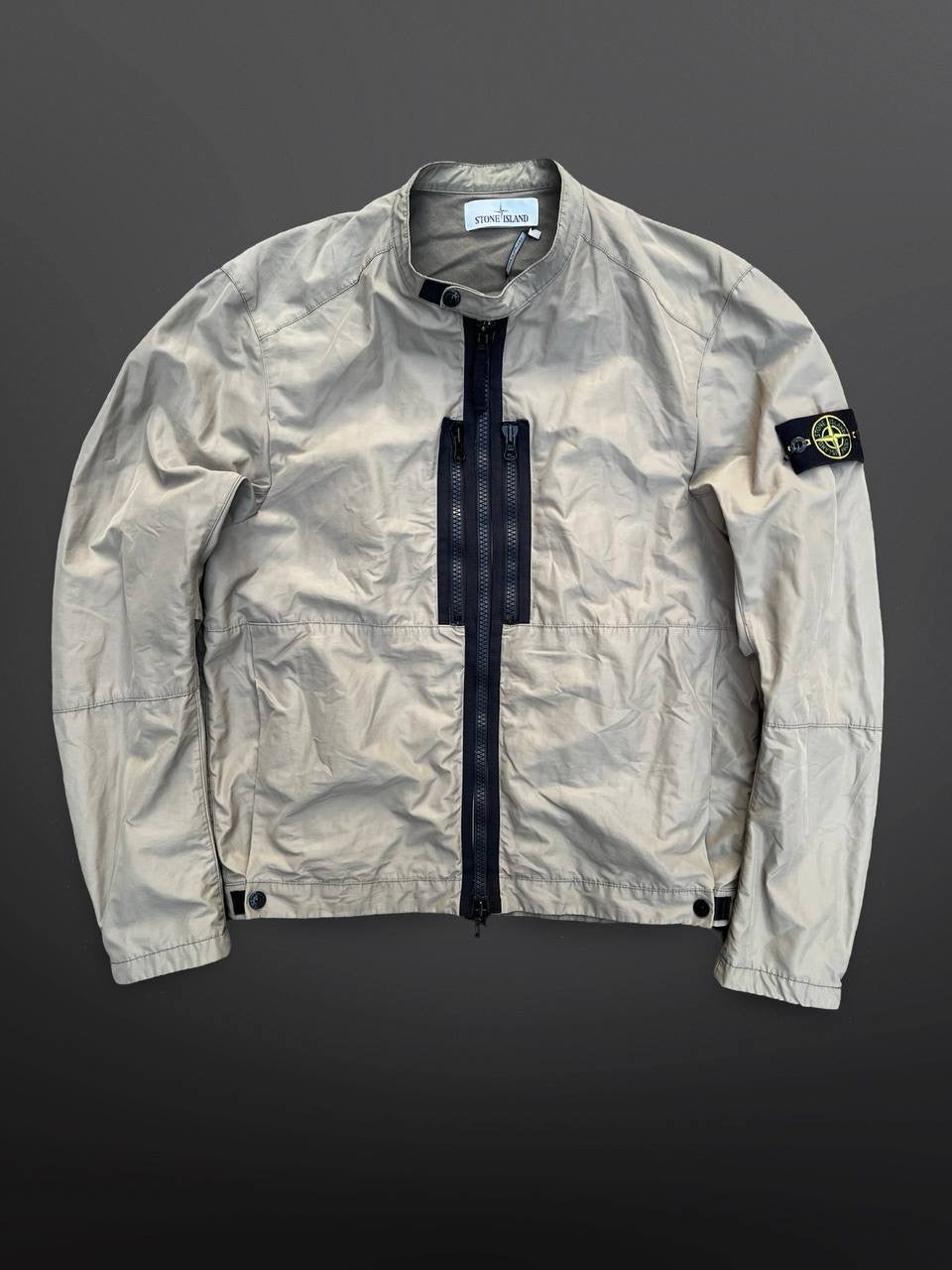 Stone Island Bomber Jakke i Beige Large (M)