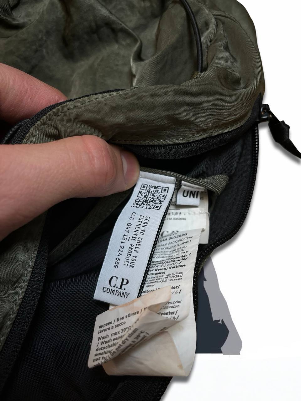 Brugt Used Sling bag C.P.Company i grøn Chrome Farve Skuldertaske i god stand