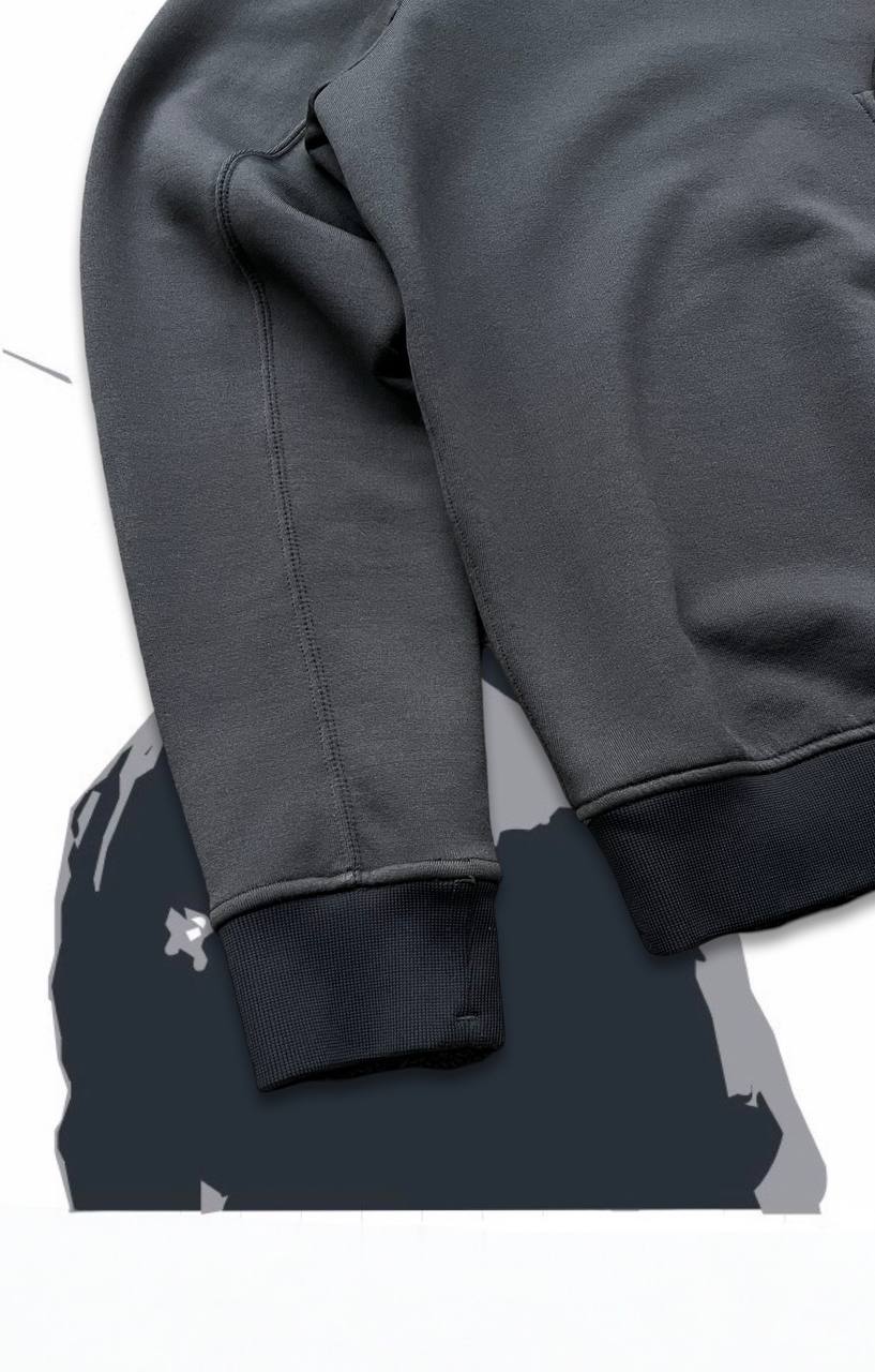 Brugt Used Stone Island Sweatshirt med lomme i Medium Grå Grey 711564046