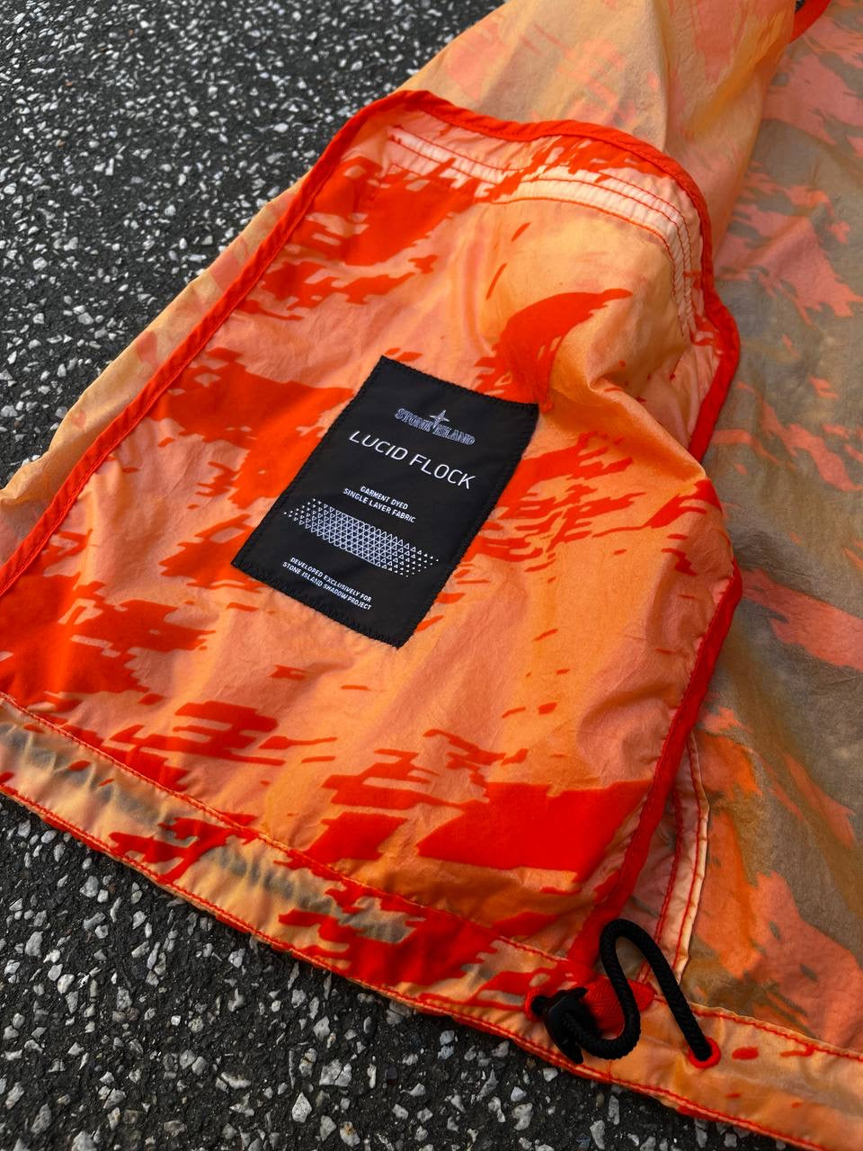 Stone Island Shadow Project Lucid Flock Vest M Medium Orange