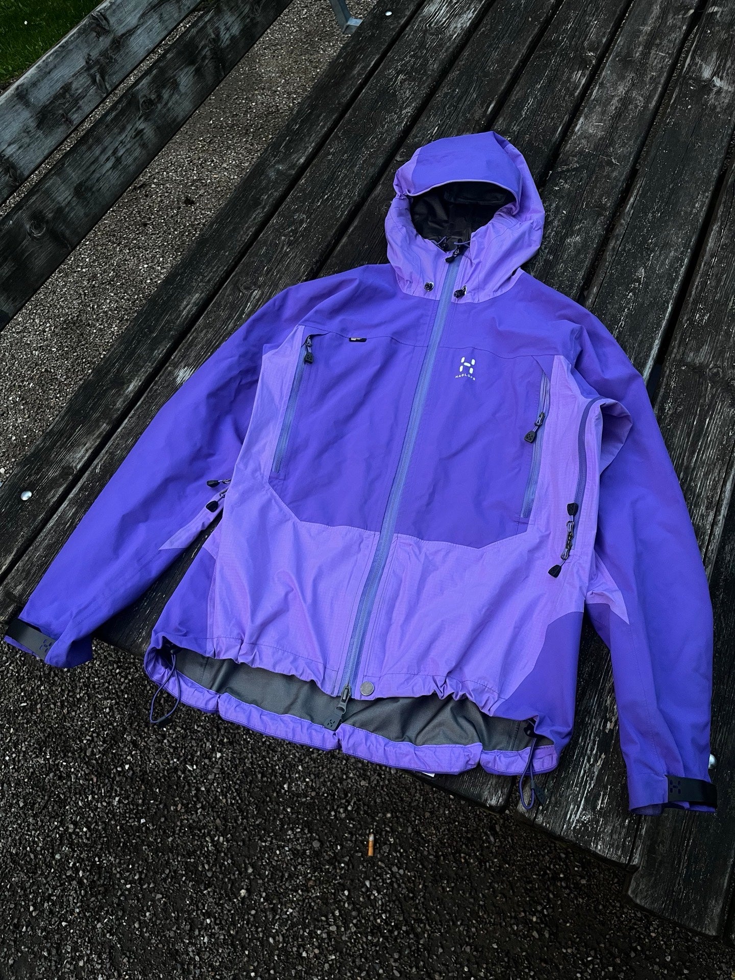 Haglöfs /haglofs Goretex regnjakke/skaljakke/vindjakke L women fitter Medium