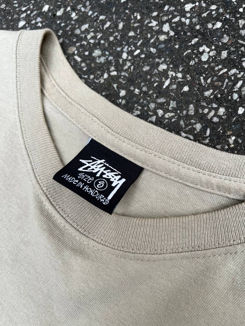 Stussy T-shirt S Small i Beige