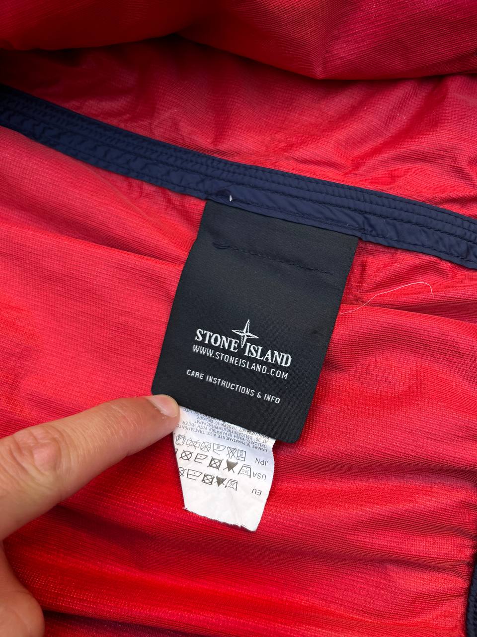 Brugt Used Vintage Stone Island jakke i mørkeblå XL 581541024