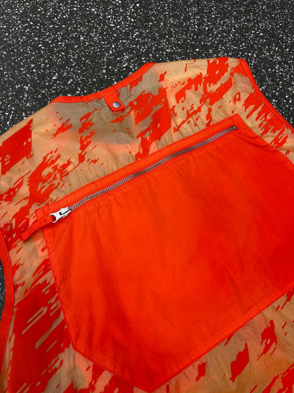Stone Island Shadow Project Lucid Flock Vest M Medium Orange