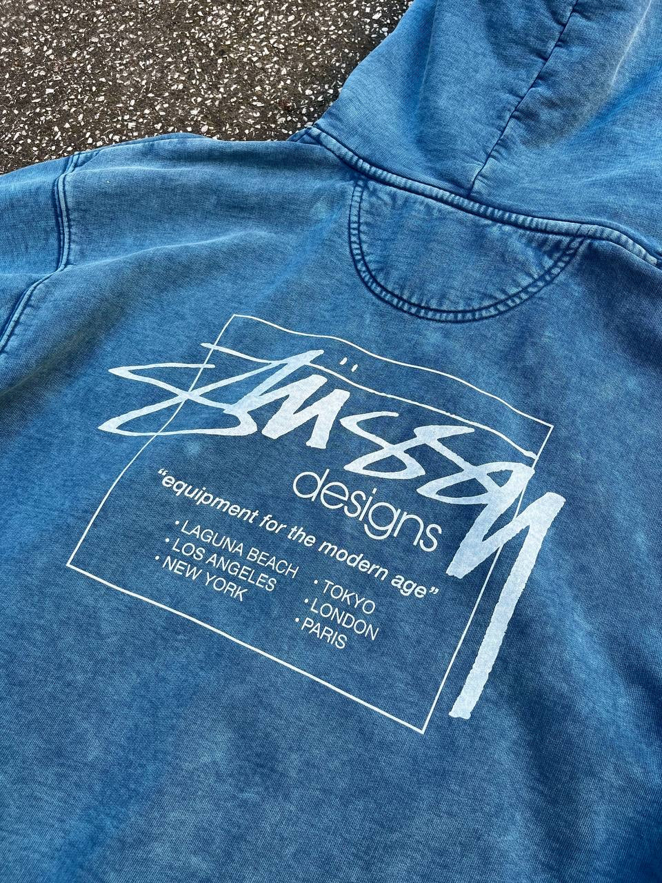 Stussy Died Hættetrøje Blå i Medium