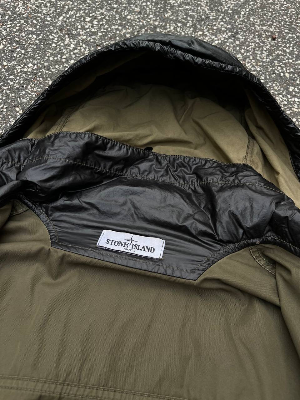 Stone Island Glass Batavia Jacket L Large Grøn Militær