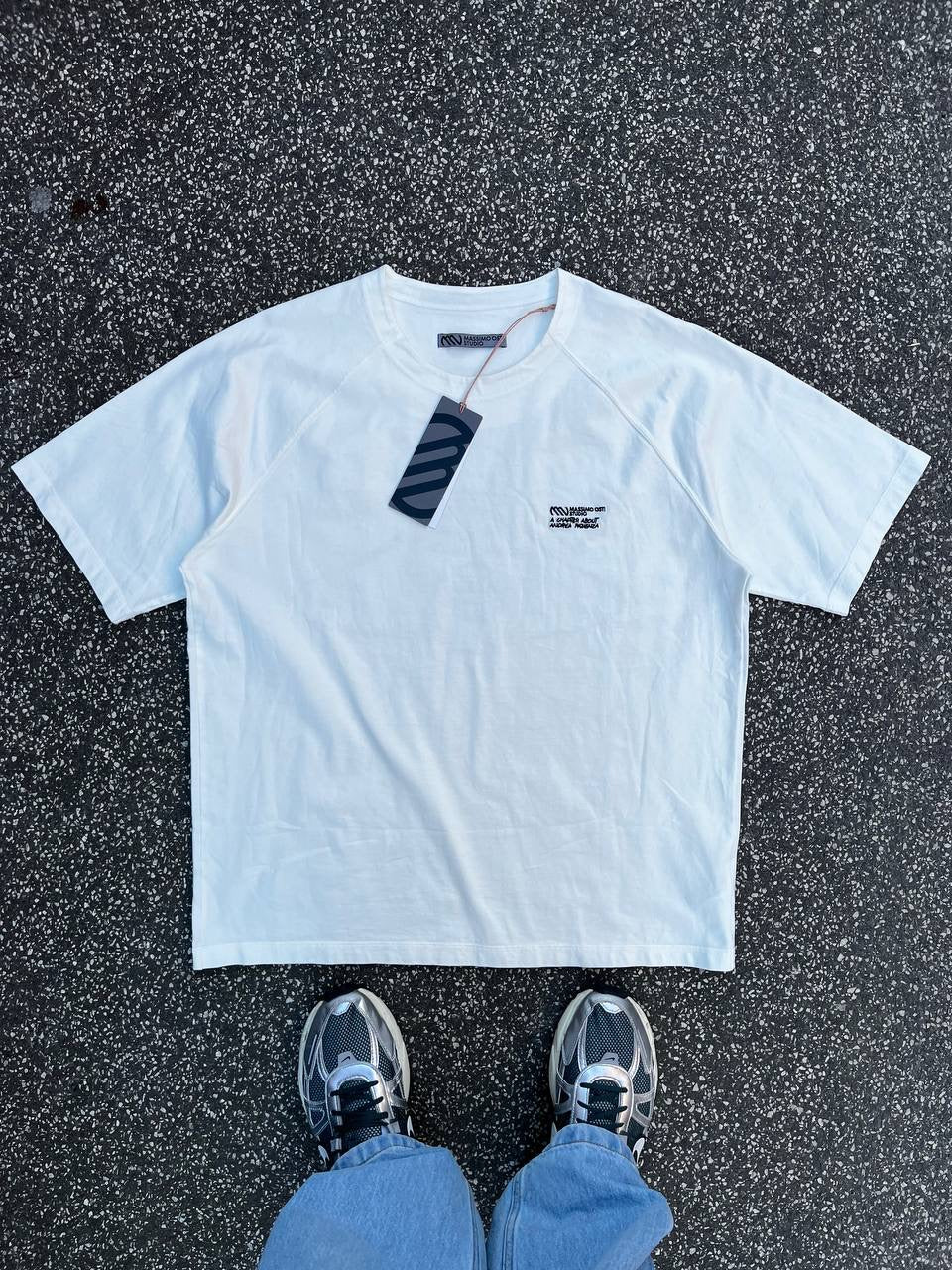 Massimo Osti Studio T-Shirt Hvid XL Brand New
