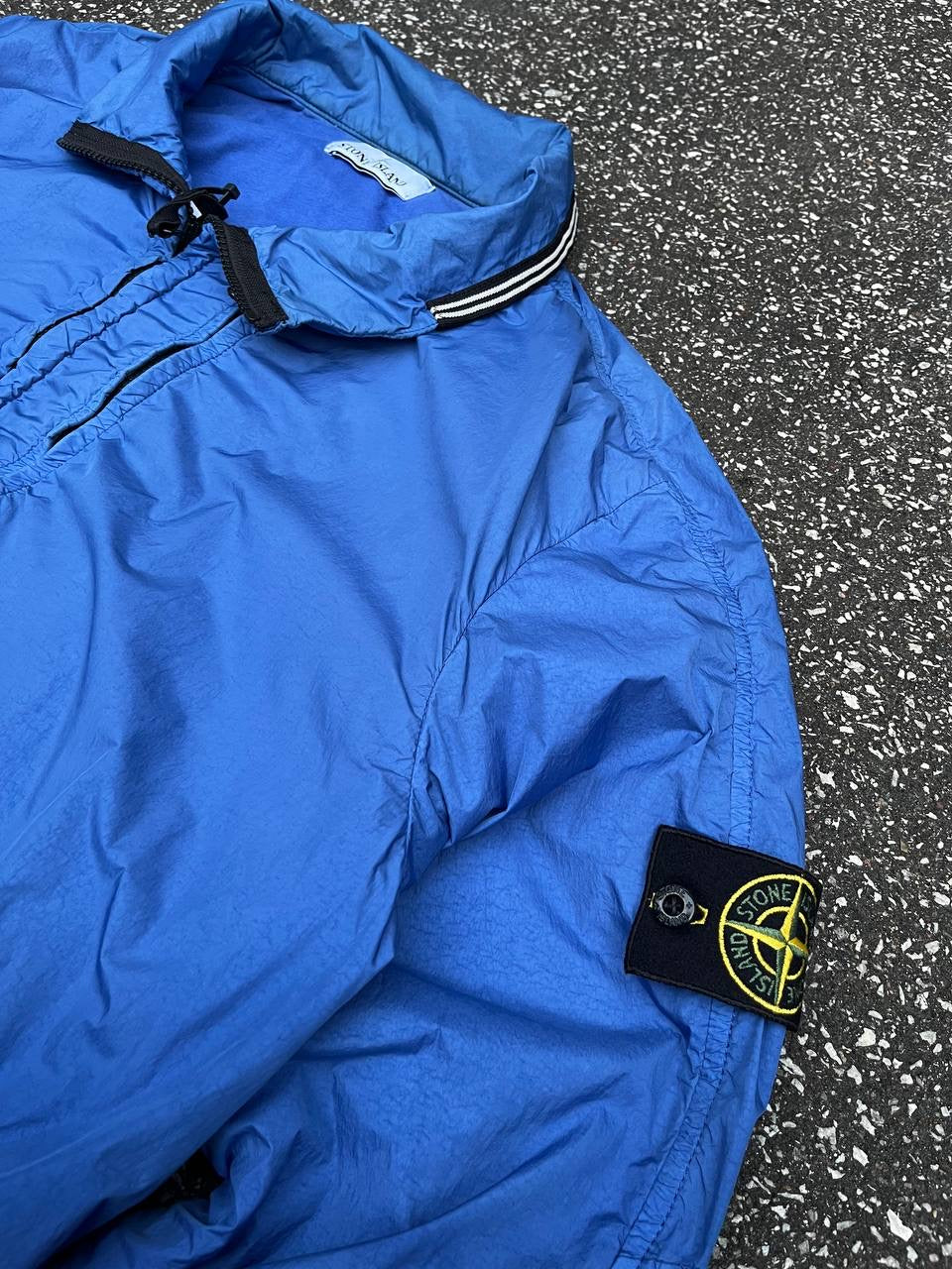 Stone Island Crinkle Reps NY Jakke – Blå – Str. L (Large)