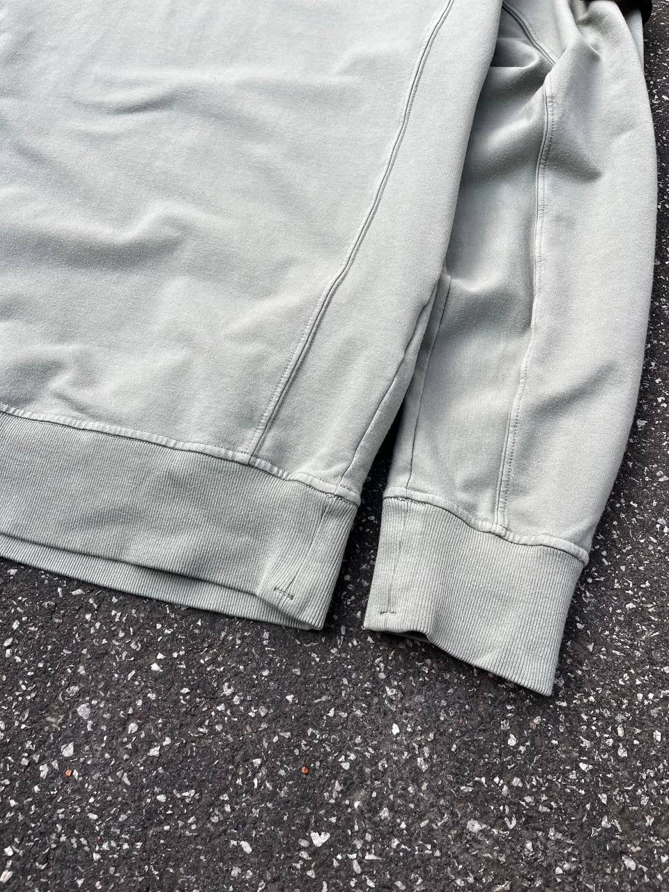 Stone Island Sweatshirt Pistaciegrøn Klassisk Crew Neck L Large Brugt Used