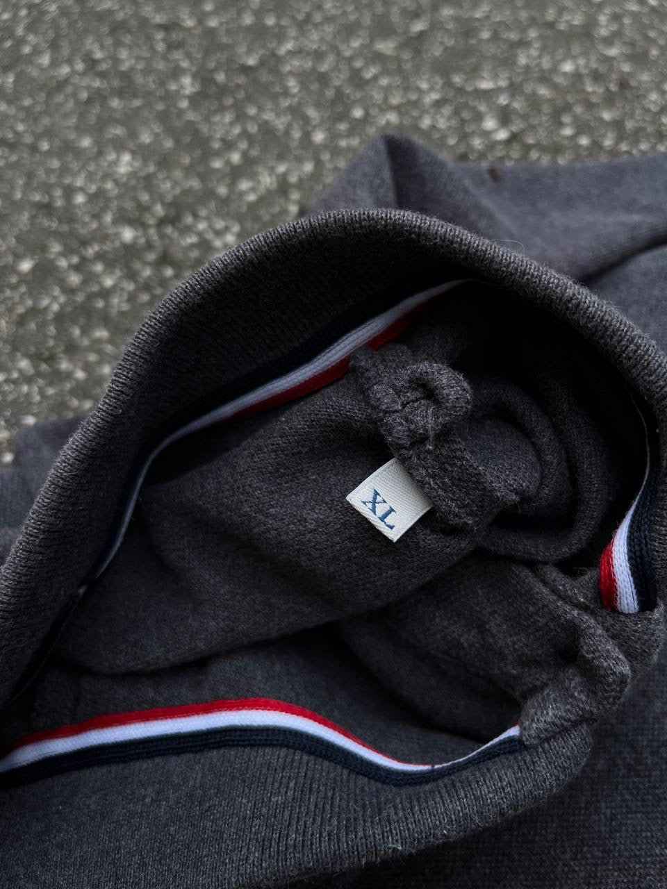 Moncler Polo Trøje Sweatshirt XL Grå Grey MAGLIA POLO MANICA LUNGA