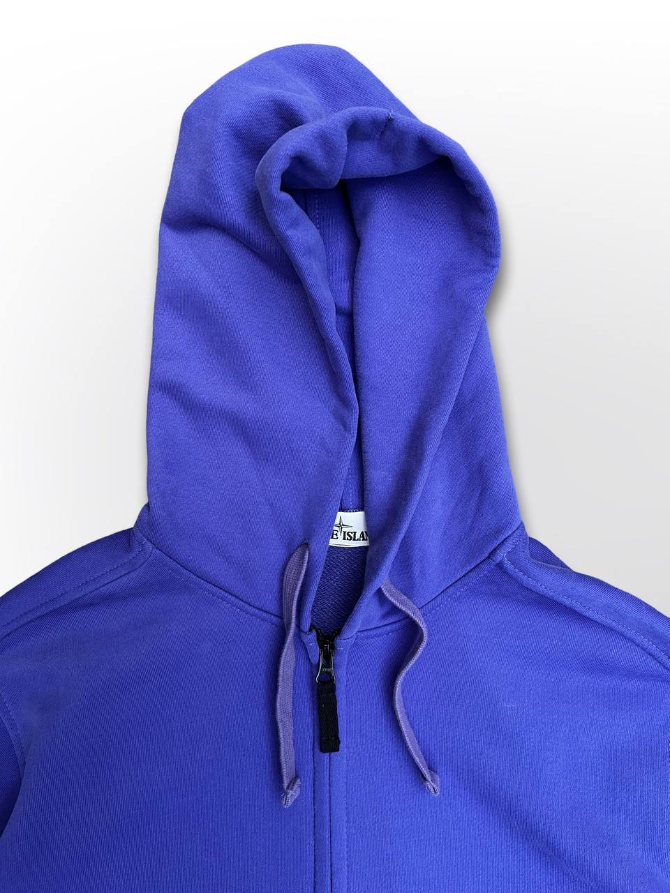 Zip up hoodie hættetrøje Stone Island i lilla L large
