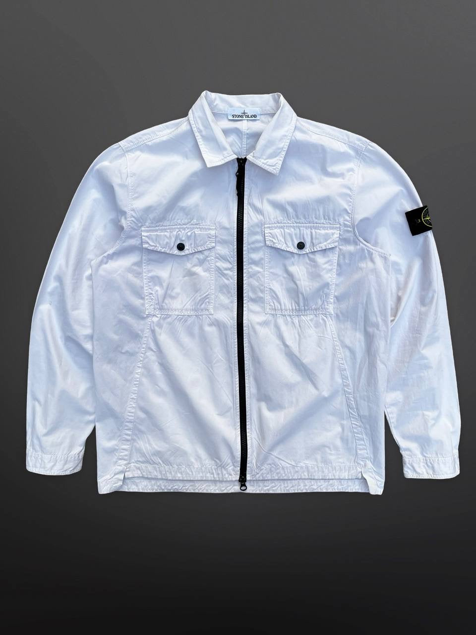 Stone Island Overshirt Hvid XL