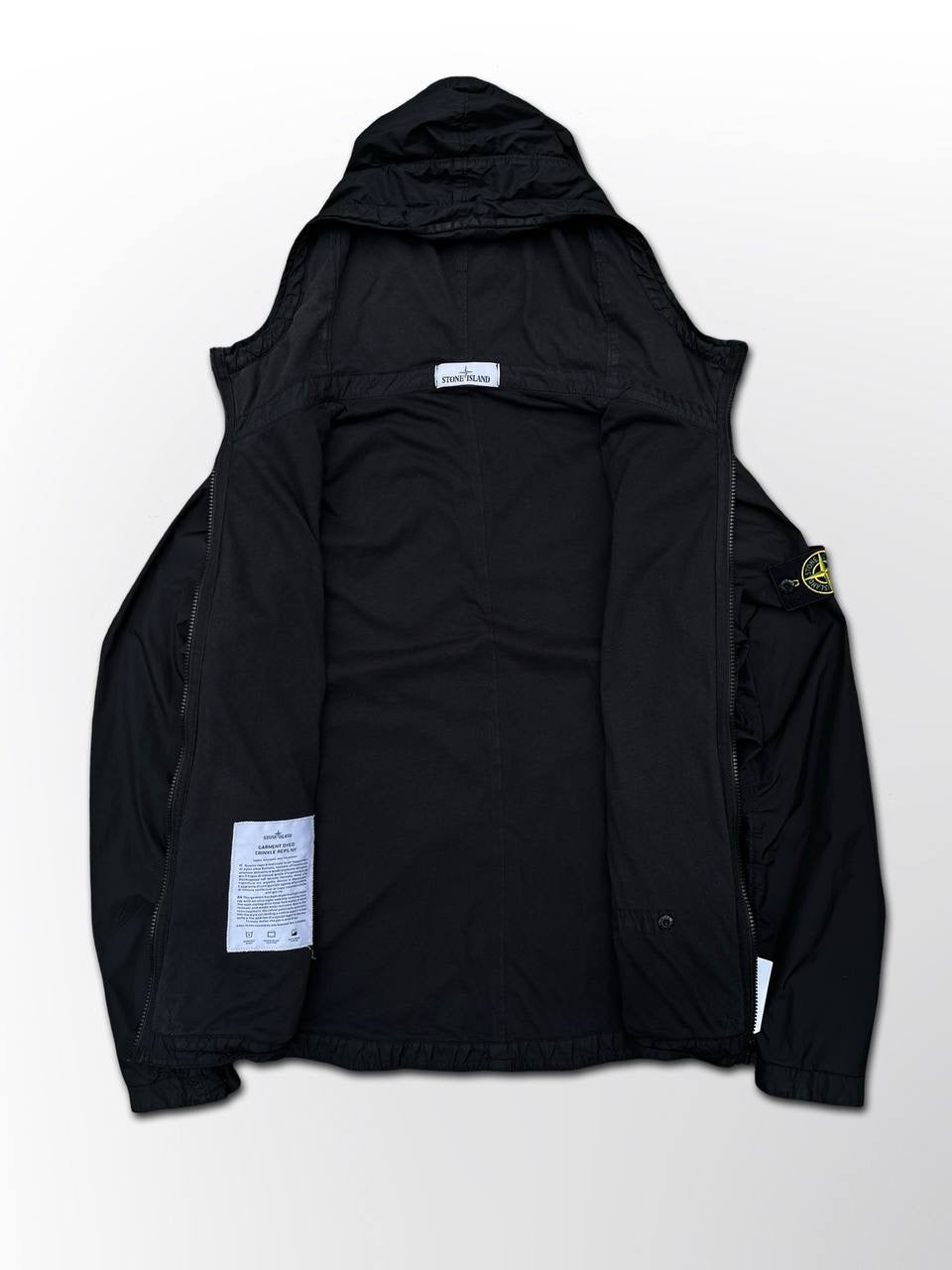 Stone Island Windbreaker Small Brugt i Sort