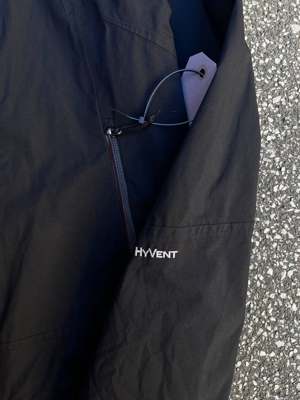Brugt Used Regnjakke fra The North Face i sort med HyVent membran Regn og vindtæt jakke skaljakke fra The North Face i XS xsmall dame