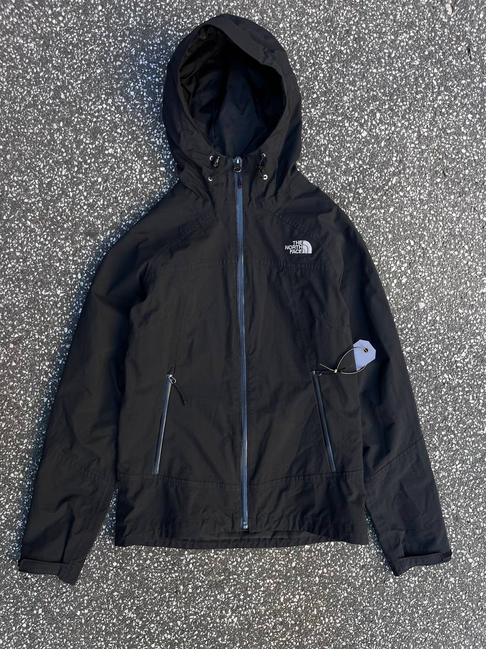 Brugt Used Regnjakke fra The North Face i sort med HyVent membran Regn og vindtæt jakke skaljakke fra The North Face i XS xsmall dame