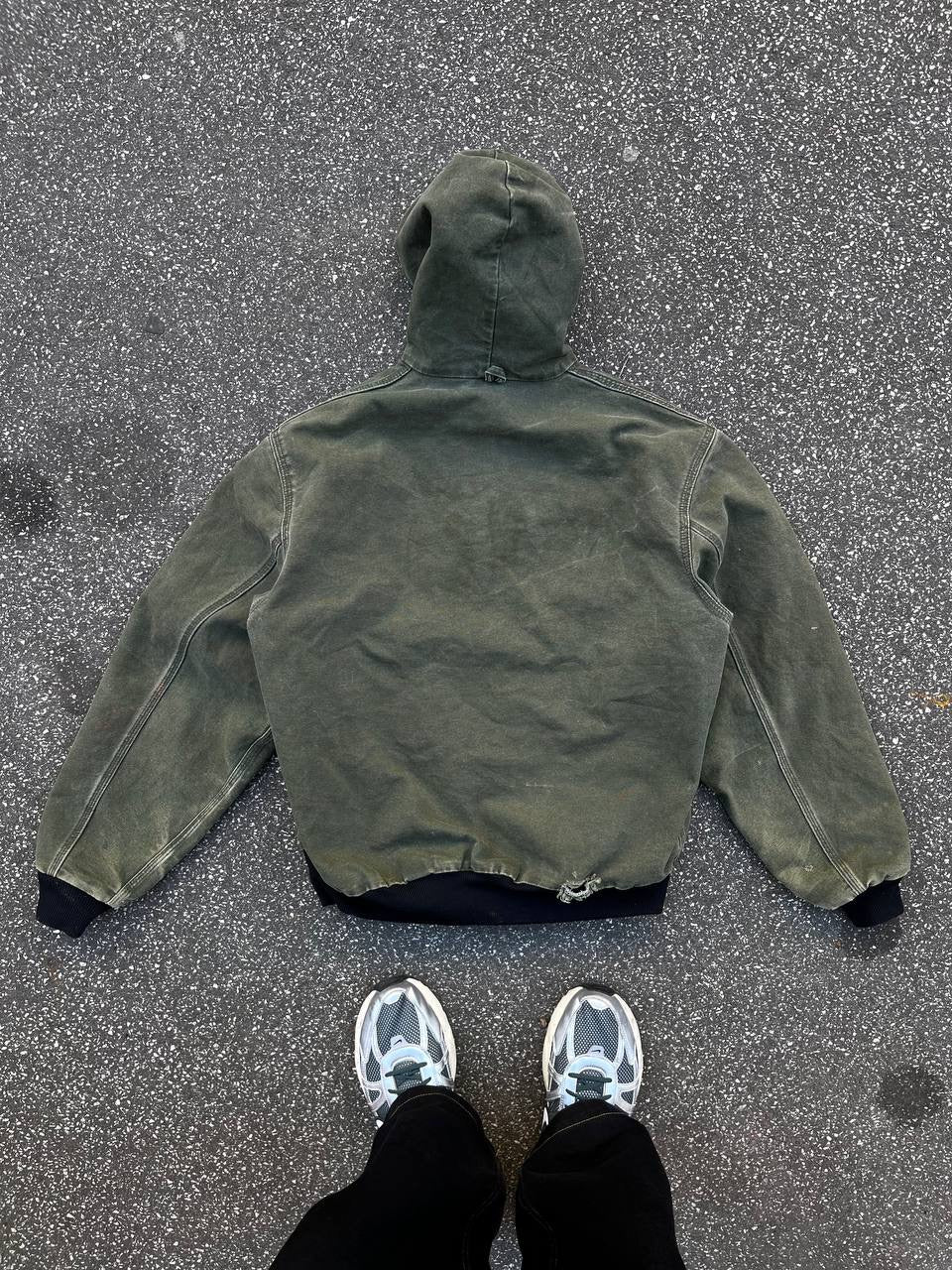 Carhartt Active Jacket Grøn Khaki Small herre Vintage