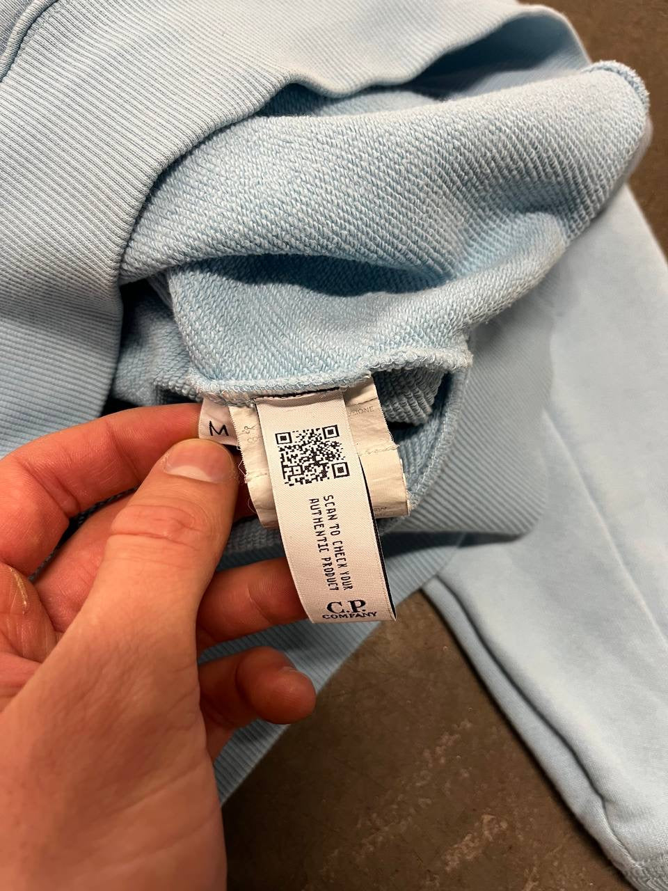 C.P. Company Sweatshirt Lyseblå Medium Brugt