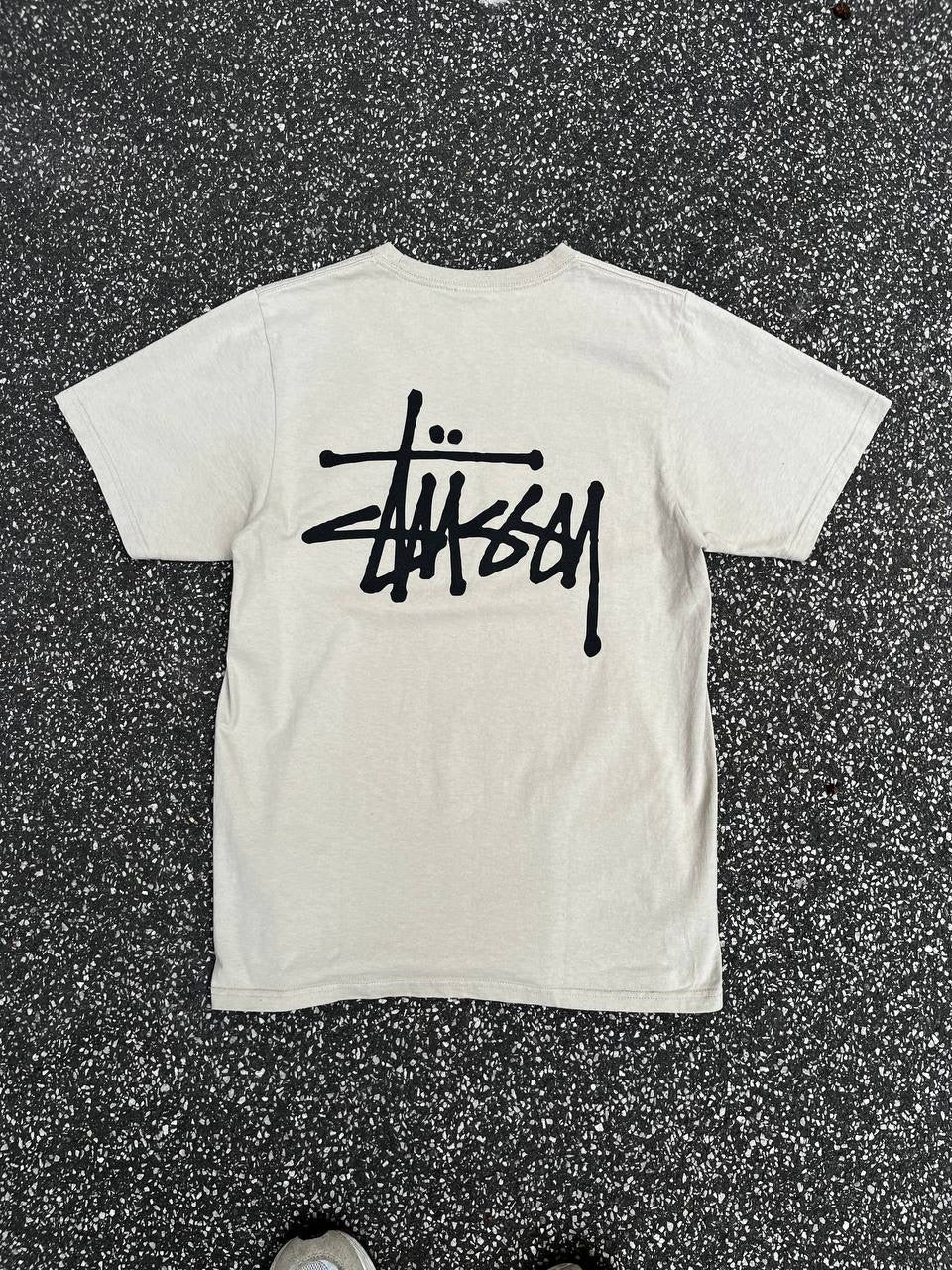 Stussy T-shirt S Small i Beige