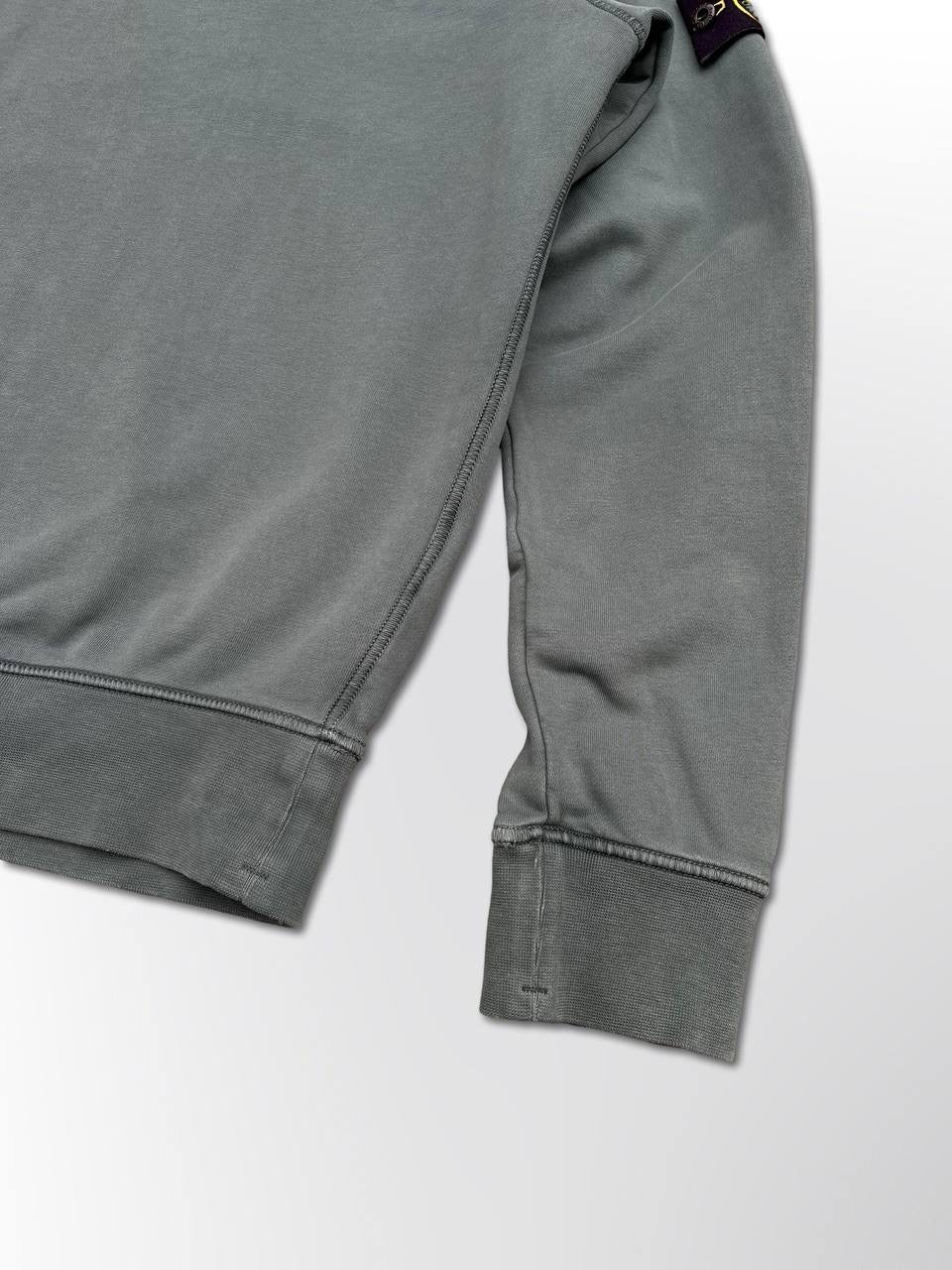 Stone Island Sweatshirt Medium Grøn Brugt Crew Neck