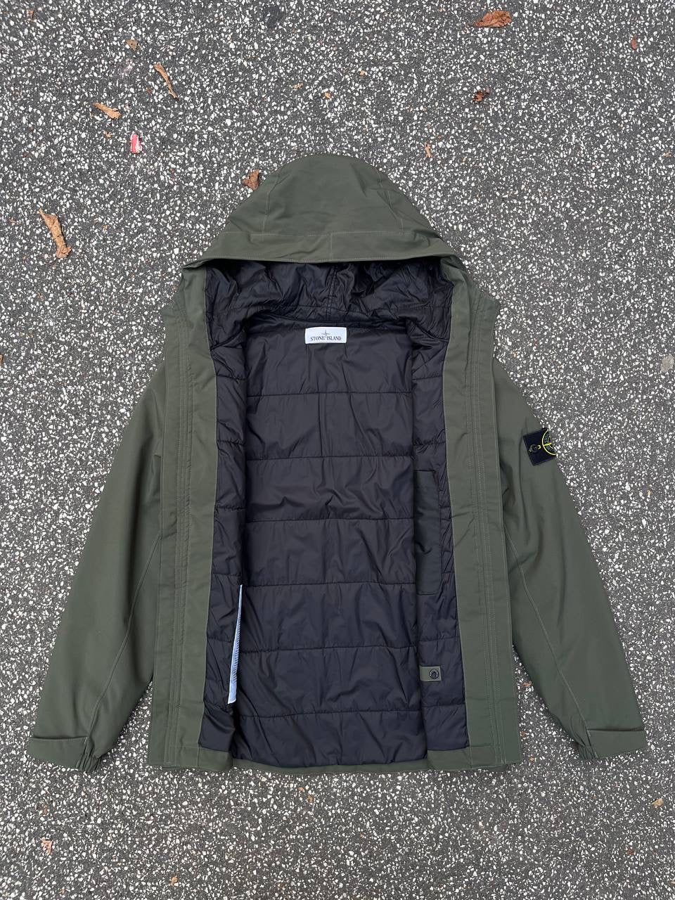 Stone Island Soft Shell-R With Prima Loft Insulation Technology Grøn Green M Medium