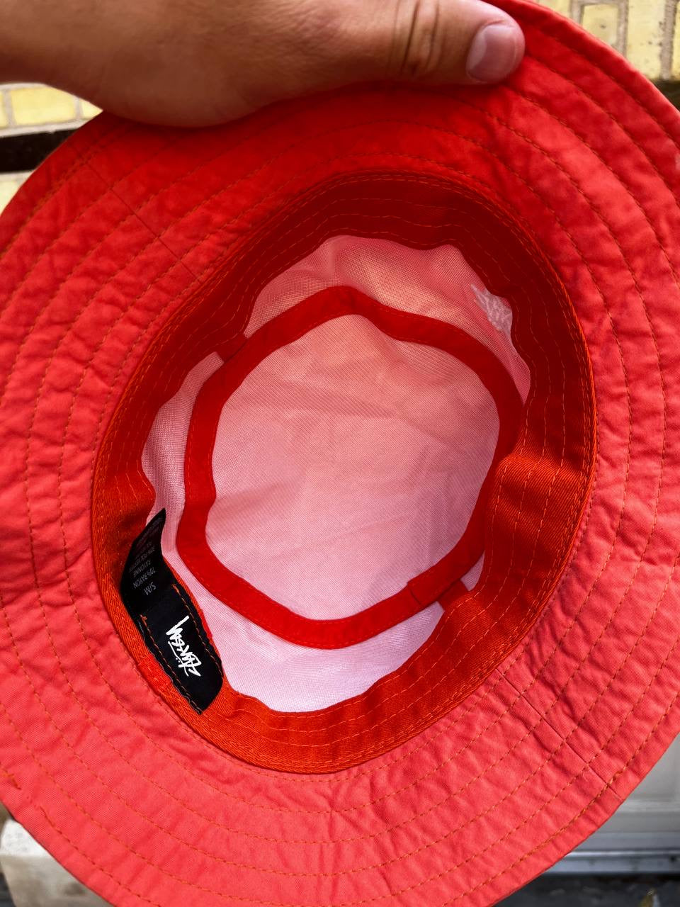 Stussy Bøllehat Bucket Hat Coral S/M