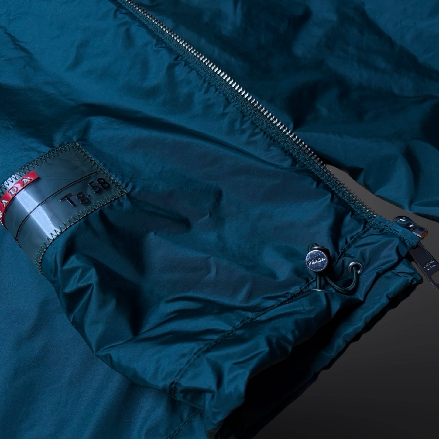 Prada Nylon Jacket – Grøn – Str. 58 (L-XL)