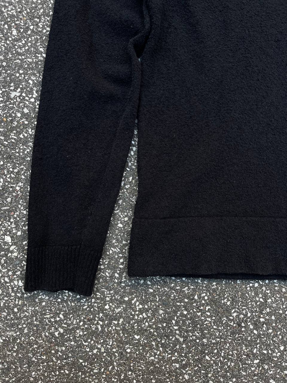 Brugt Used Vintage Stone Island Sweater striktrøje i sort i M medium